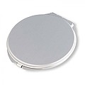 Make-up mirror, matt silver