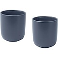 Male 200 ml ceramic cups - set of 2, hale blue