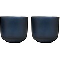 Male 200 ml glass cups - set of 2, hale blue