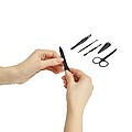 Manicure set, grey
