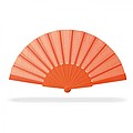 Manual hand fan, orange