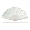 Manual hand fan, white
