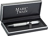 Mark Twain ball pen in carbon design