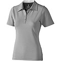 Markham short sleeve womens stretch polo, light grey, L