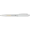 Martha recycled plastic ballpoint pen, white