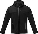 Match mens softshell jacket, black, M