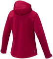 Match womens softshell jacket, red, M