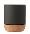 Matt ceramic cork mug 300 ml