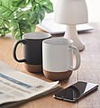 Matt ceramic cork mug 300 ml