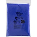 Mayan recycled plastic disposable rain poncho with storage pouch