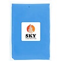Mayan recycled plastic disposable rain poncho with storage pouch