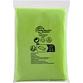 Mayan recycled plastic disposable rain poncho with storage pouch