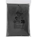 Mayan recycled plastic disposable rain poncho with storage pouch