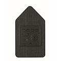 MDF cuckoo alarm clock, black