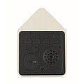 MDF cuckoo alarm clock, white