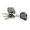 MeasureMate RCS reycled ABS 1 meter tape keychain, grey