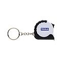 MeasureMate RCS reycled ABS 1 meter tape keychain, white