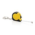 MeasureMate RCS reycled ABS 1 meter tape keychain, yellow
