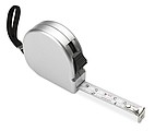 Measuring tape 2mtr, matt silver