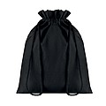Medium gift cotton draw cord bag. Size approx. 25 x 32cm. 105 gr/m2.