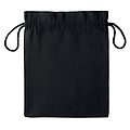 Medium gift cotton draw cord bag. Size approx. 25 x 32cm. 105 gr/m2.