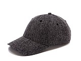 Melange cap, black