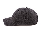 Melange cap, black