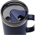 Melbourne 1200 ml RCS certified insulated tumbler with straw, navy
