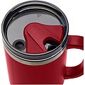 Melbourne 1200 ml RCS certified insulated tumbler with straw, red