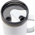 Melbourne 1200 ml RCS certified insulated tumbler with straw, white