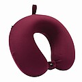 Memory-Foam-Neck Pillow, burgundy