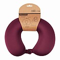 Memory-Foam-Neck Pillow, burgundy