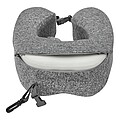 Memory foam neck pillow, grey