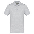 Men s KARIBAN SHORT-SLEEVED PIQUÉ POLO SHIRT, ash heather, L