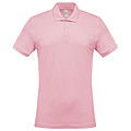 Men s KARIBAN SHORT-SLEEVED PIQUÉ POLO SHIRT, pale pink, S