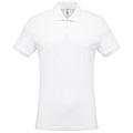 Men s KARIBAN SHORT-SLEEVED PIQUÉ POLO SHIRT, white, S