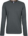 Men’s long-sleeved t-shirt PAYPER PINETA, dark grey, L