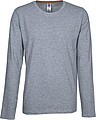 Men’s long-sleeved t-shirt PAYPER PINETA, grey melange, M