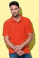 Men s poloshirt STEDMAN POLO brilliant orange S
