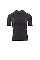 Men s sports T-shirt PAYPER THERMO PRO 160 SS, black melange, S/M