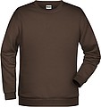 Men s sweathirt James Nicholson, brown, S