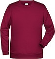 Men s sweathirt James Nicholson, burgundy, S