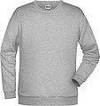 Men s sweathirt James Nicholson, dark grey melange, L
