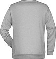Men s sweathirt James Nicholson, dark grey melange, L