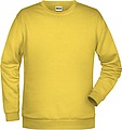 Men s sweathirt James Nicholson, light yellow, S