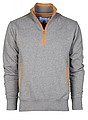 Men’s sweatshirt PAYPER RIO, grey melange/orange, S