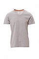 Men’s T-shirt PAYPER V-NECK, grey melange, L