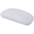 Menlo RCS recycled plastic wireless mouse, white