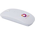 Menlo RCS recycled plastic wireless mouse, white