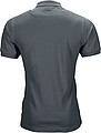 Mens elastic pique polo James Nicholson, anthracite, M